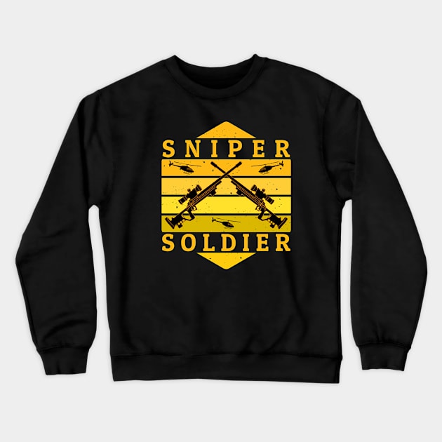 Sniper soldiers Crewneck Sweatshirt by Choulous79